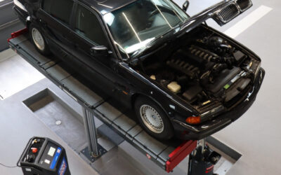 Getriebeölspülung eines BMW 750i E38